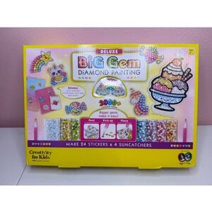 Creativity for Kids Big Gem Diamond Painting Deluxe Kit 2000+ Gems Stickers